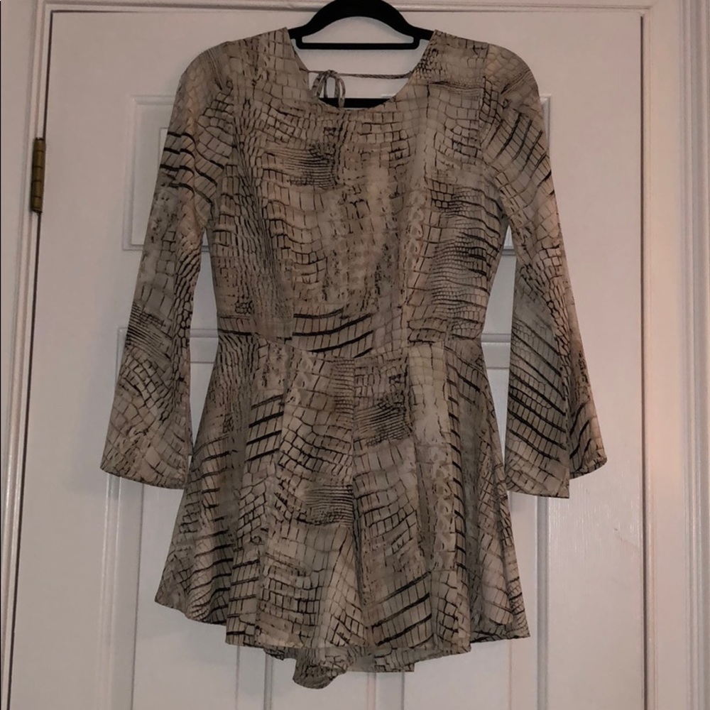 Snakeskin Romper